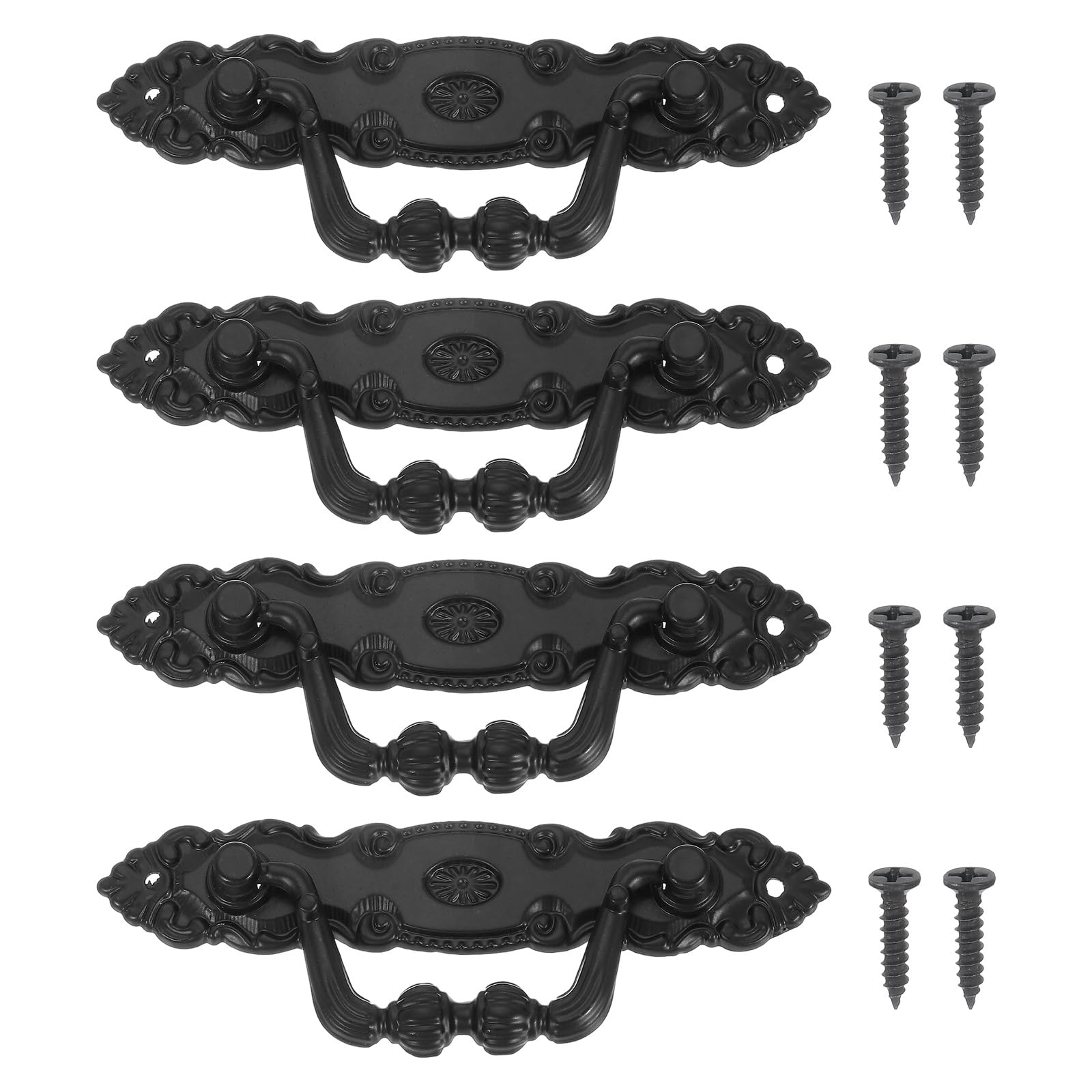 PATIKIL Vintage Decorative Handles 4.13x1.46