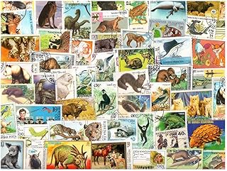 Animals : 100 Different Stamps Collection Mixture Packet Stamps for Collectors