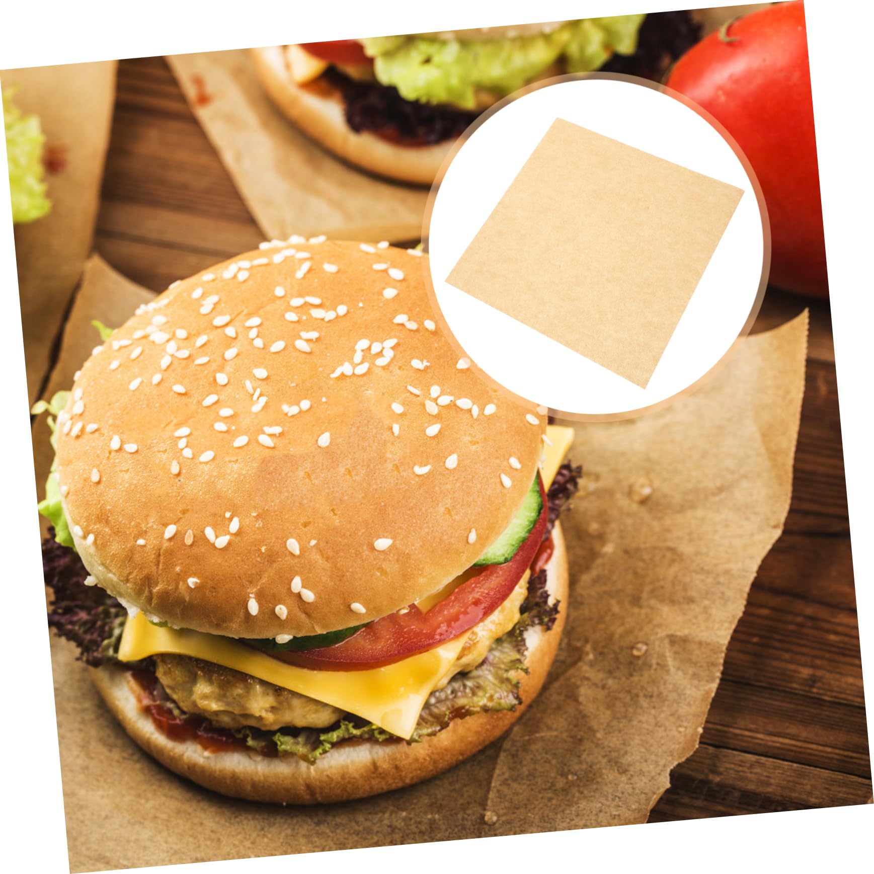500 feuilles Absorbants Huile de Cuisine Chaleur pour Snacks et Fritures