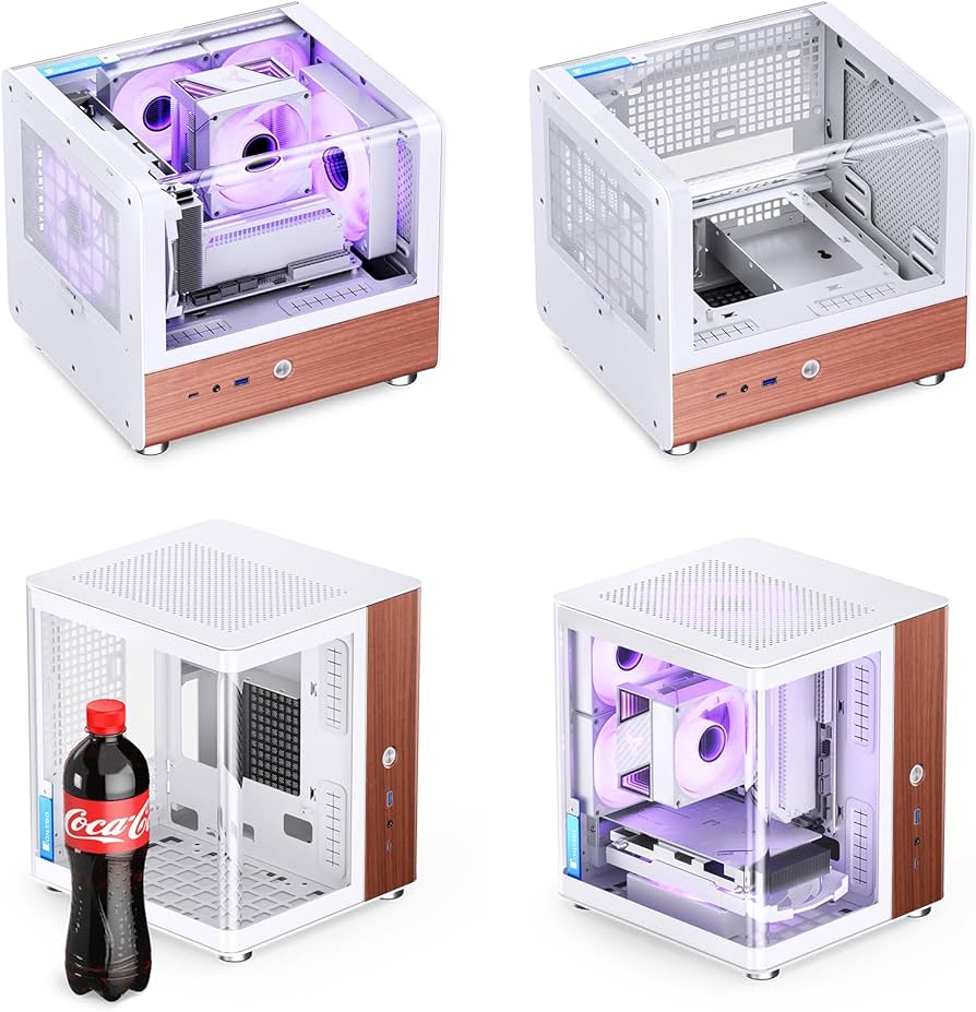 Amazon.co.jp: PCケース JONSBO TK-0 デュアルサーフェス側透ITXゲーム