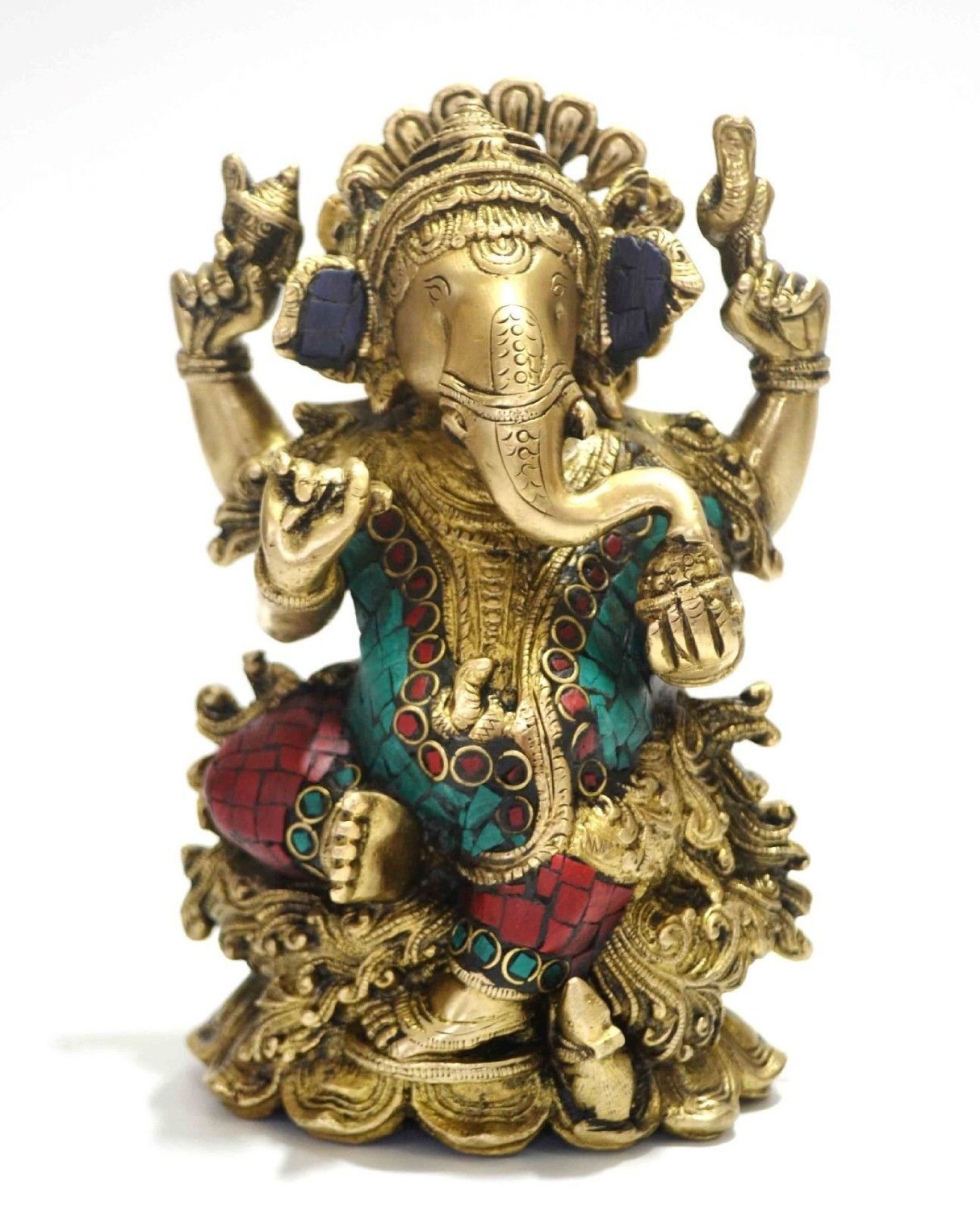 Amazon.co.jp: aapnocraftアンティークGanesh Idols – インド真鍮