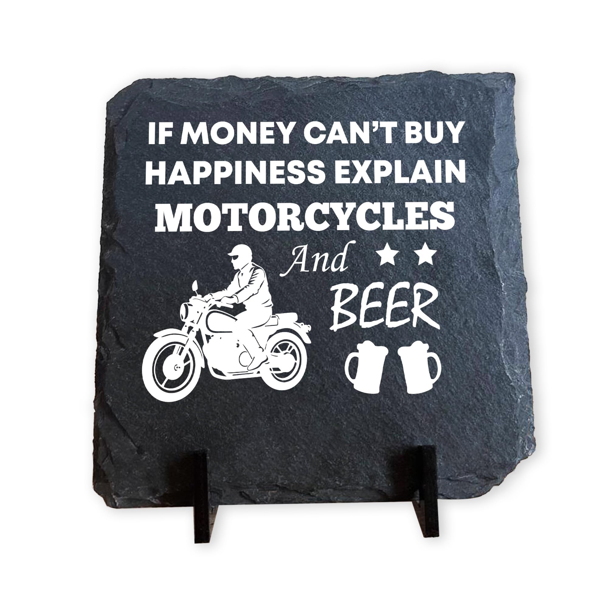 Red Ocean Motorcycle Enthusiast Motorbike Sign Slate Sign Man Cave Signs Garage Signs For Him Dad Grandad Bike Novelty For Men
