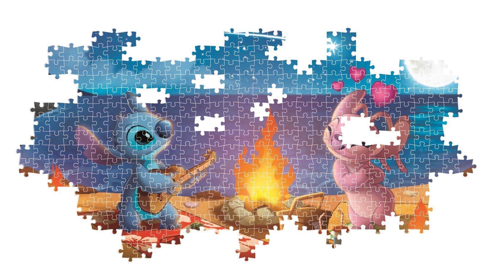 Amazon.com: Clementoni Puzzle 1000 Pieces Panorama Disney Stitch