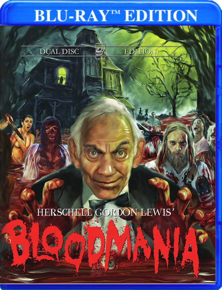 Bloodmania Blu-ray de Herschell Gordon Lewis para amantes del cine gore y terror de culto