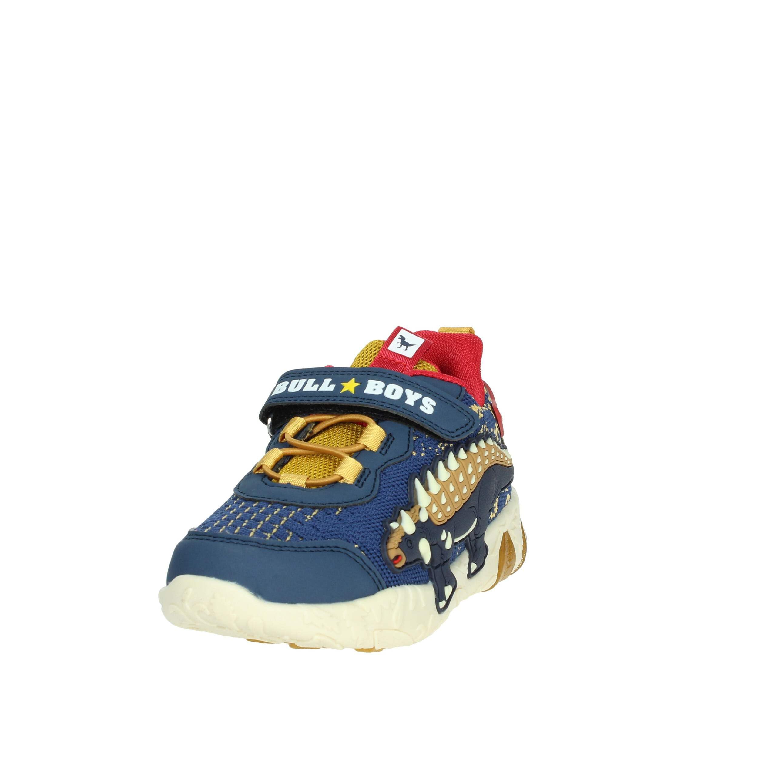 Bull Boys Scarpa con luci Modello DNAL4557 BL01 Anchilosauro Blu