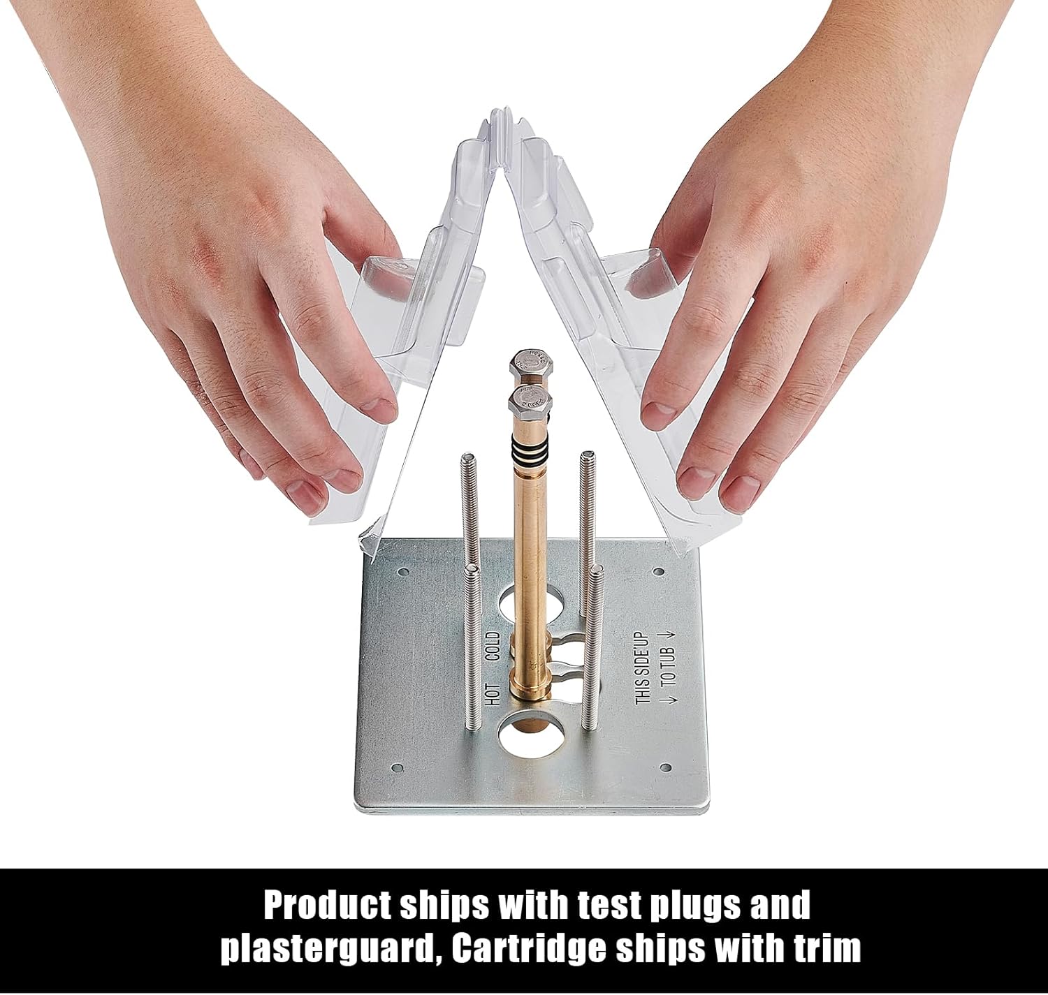 R4700-FL Floor-Mount Rough-In Valve, Compatible with Delta Freestanding Tub Fillers, Chrome - Image 4