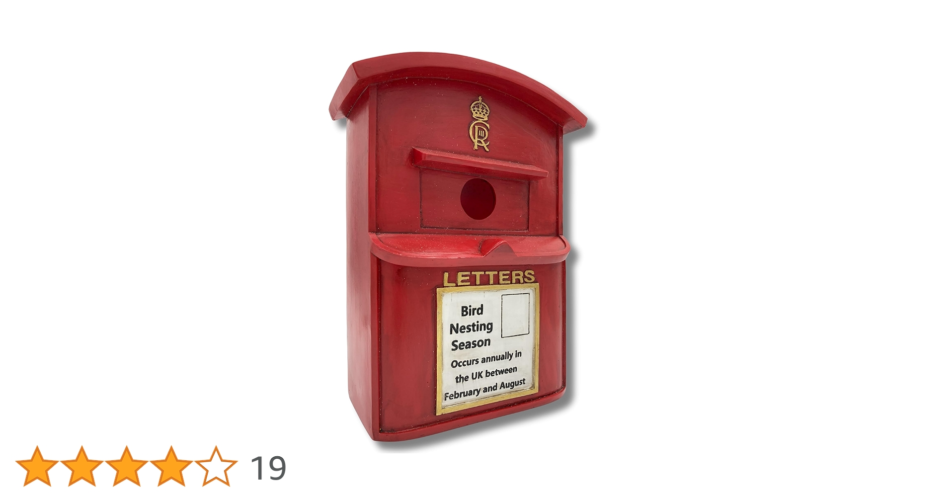 G&H Decor Hand Painted Letterbox Birdhouse - Amazing
