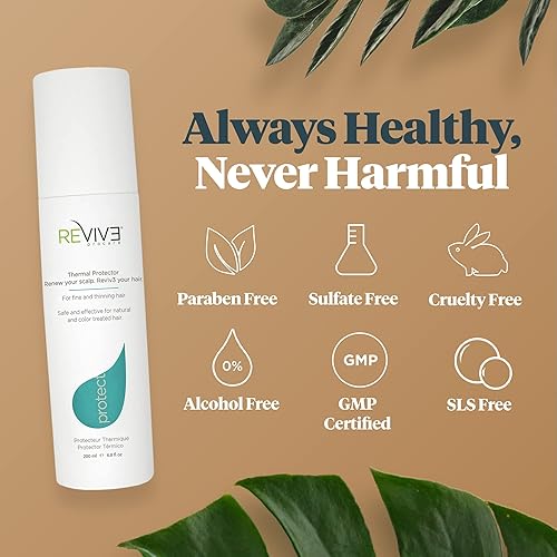 Miniatura 5 de Reviv3 Procare Spray protector térmico para el cabello – Spray de protección UV para restaurar la vitalidad – Laca protectora de calor sin parabenos