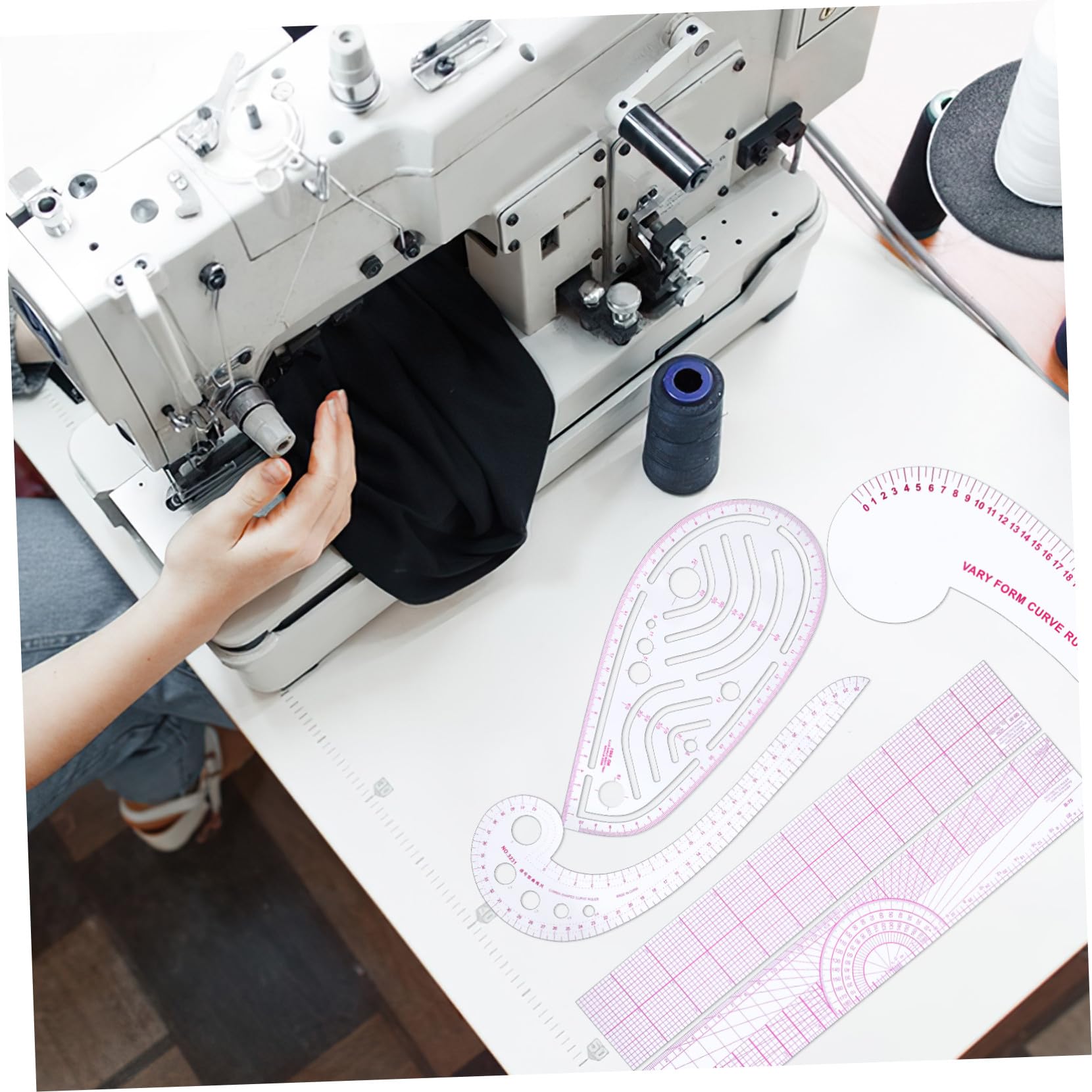 Reglas Costura Flexibles Plástico con Curvas Francesas y Medidor Ropa para Modistas Diseñadores y Principiantes Herramienta Patrón Prendas