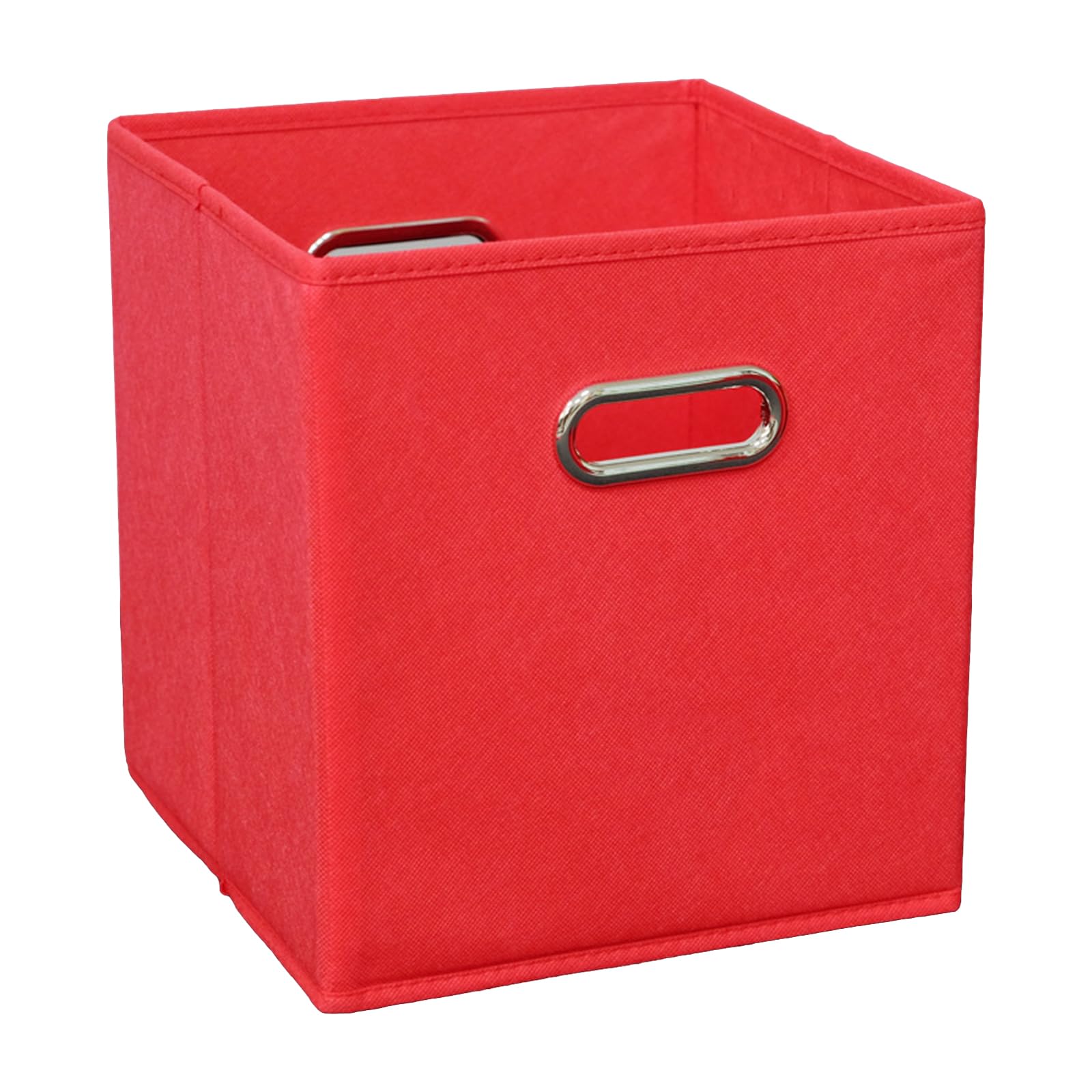 Nucelit Fabric Storage Cube File and Folder Organizer Box Decorative Linen Filing Storage Organizer for File Box with Lid for