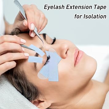 Obeyalash 4 Rolls of Breathable Micropore Tape, Supply Eyelash Extensions, Blue Pink 1.2cm x 14.4m