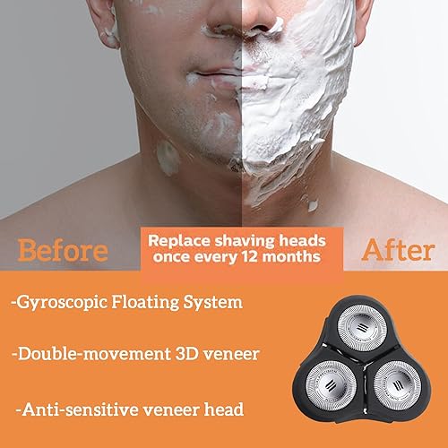 Miniatura 5 de Cabezal de repuesto RQ11 - Compatible con la afeitadora eléctrica Philips Norelco SensoTouch 2D - Hoja de repuesto 1150x, 1160x, 1170x, 1180x -