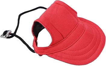 Sonnenschutz für Kleine Hunde, Komfortabler Verstellbarer Haustier-Sporthut mit Ohrlöchern, Ideal für Wandern, Laufen und Täglichen Gebrauch