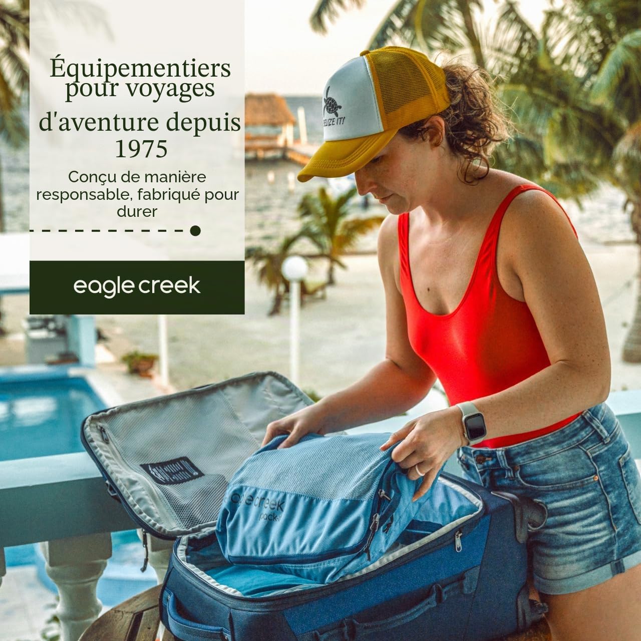 eagle creek Pack-It Reveal Cube Set XS/S/M Blue Dawn