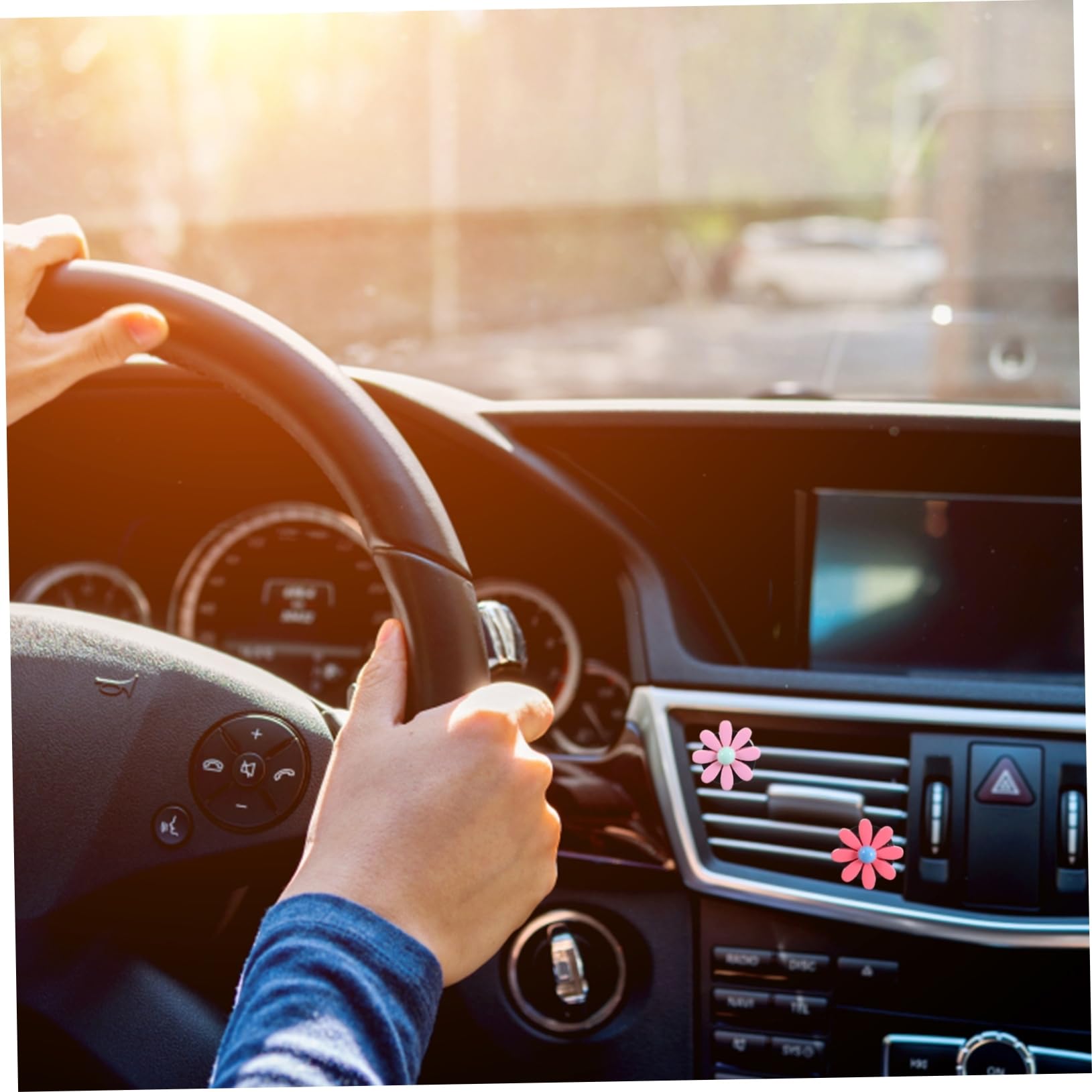 PartyKindom 30sätze Car Daisy Duftclip Teiliges Auto Aromadiffuser Blumen Ventil Clip Für Innenraum Dekoration Stilvolle Parfüm Clips Für Auto Büro Zuhause Einfach Zu Verwenden Und