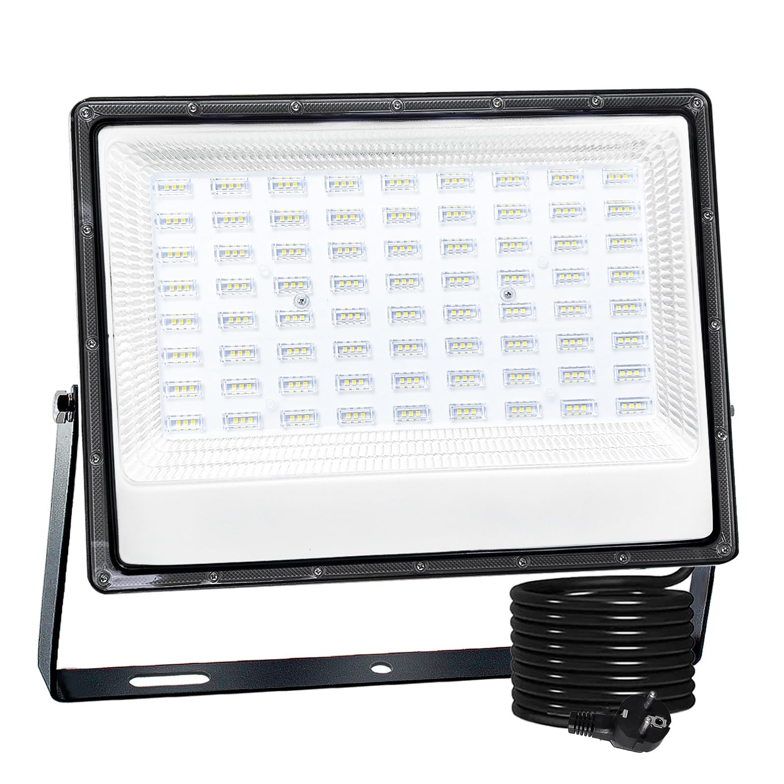 CREATESTAR Projecteur extérieur LED, 200W Spot LED Extérieur projecteur led extérieur, IP66 étanche 20000LM Projecteur blanc froid, Eclairage Exterieur Projecteur pour jardin,cour