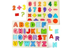 Bekilole Wooden Number Puzzle: Educational Playtime for Curious Kids