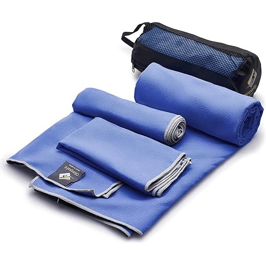 OlimpiaFit Quick-Dry Microfiber Travel Towel 3-Pack