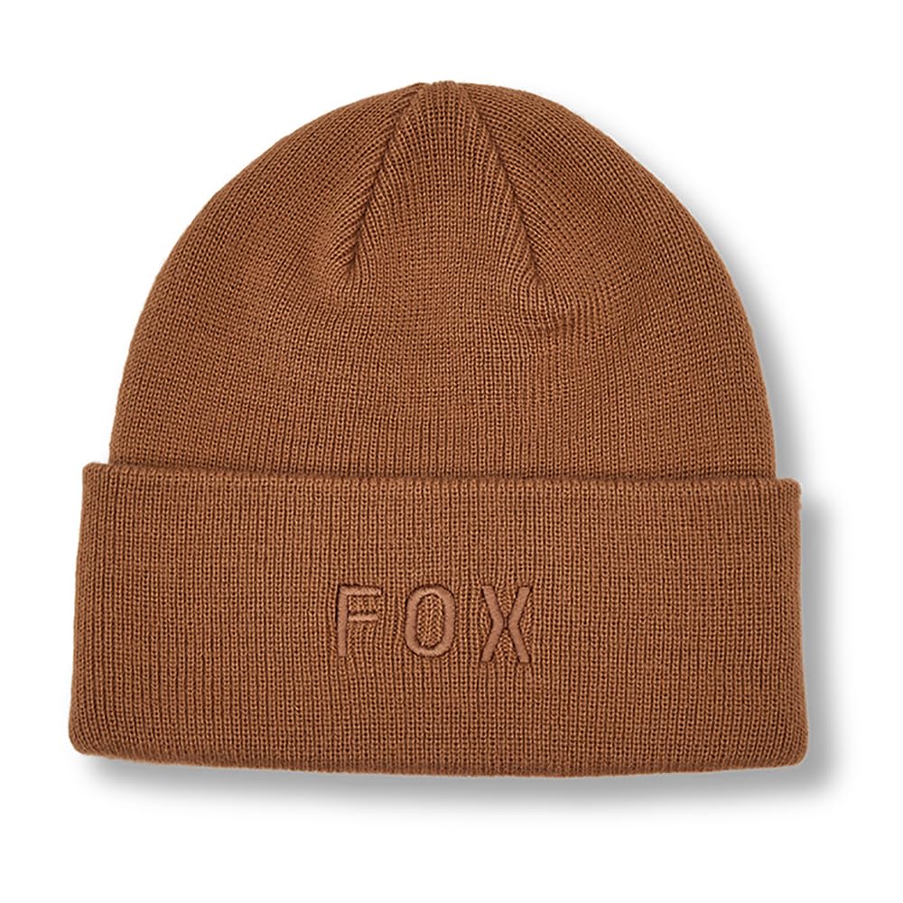 Fox Racing Unisex Black Fox Wordmark Walnut Os Winter Hat