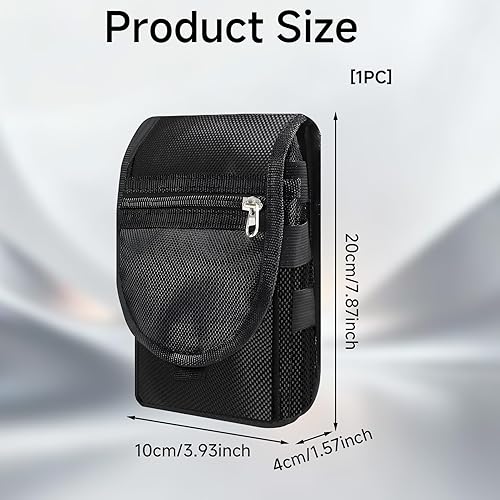 Miniatura 6 de Funda multiusos para cinturón de teléfono, funda doble para teléfono con clip para cinturón, soporte táctico para teléfono celular para hombres,