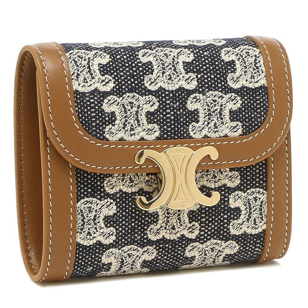 CELINE セリーヌ 三つ折り財布 トリオンフ スモールフラップウォレット TRIOMPHE セリーヌ （CELINE） スモール フラップ ウォレット