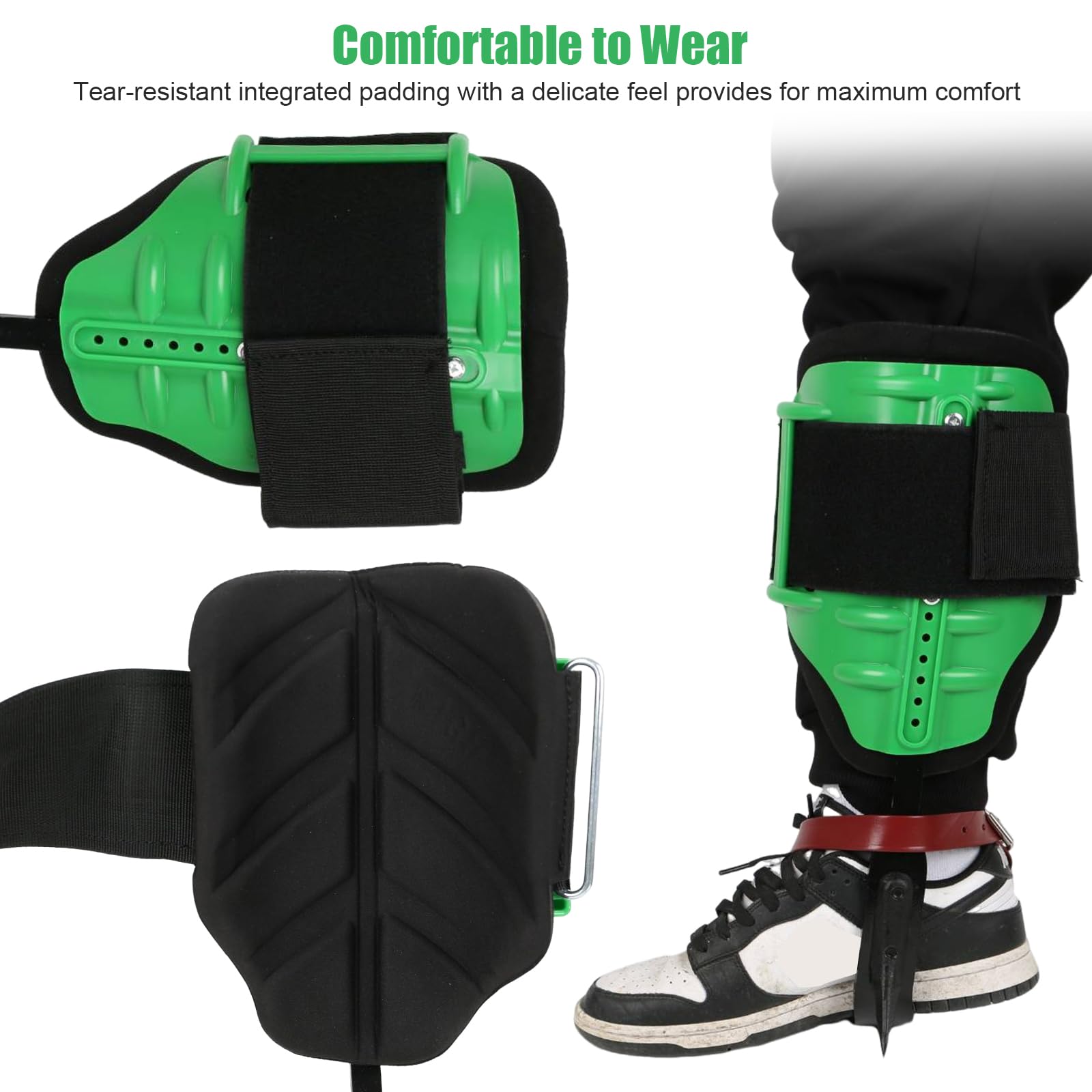 Juego de picos para escalada de árboles, crampones de artefacto para árboles, juego para practicar escalada de árboles, supervivencia en la selva, herramienta de escalada de árboles, cinturón de
