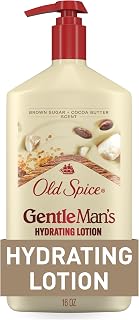 Old Spice Men's Hand Face Body Lotion, 24/7 Vitamin B3 Hydration, Fast Absorbing Non-Greasy, Brown Sugar Cocoa Butter Scent, 16oz