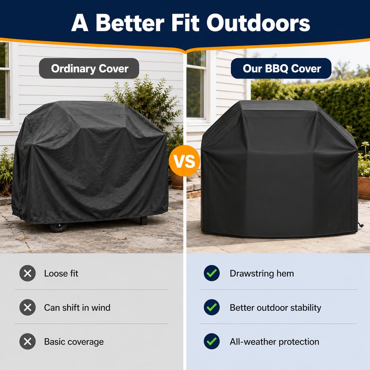 Funda para Barbacoa para Barbecook Siesta 412 2020-2026+ | Oxford Reforzado | Antiheces Pájaros | Fácil Limpiar | Resistente Nieve | Instalar Sol | Aceite Frío | Apto Todas Estaciones