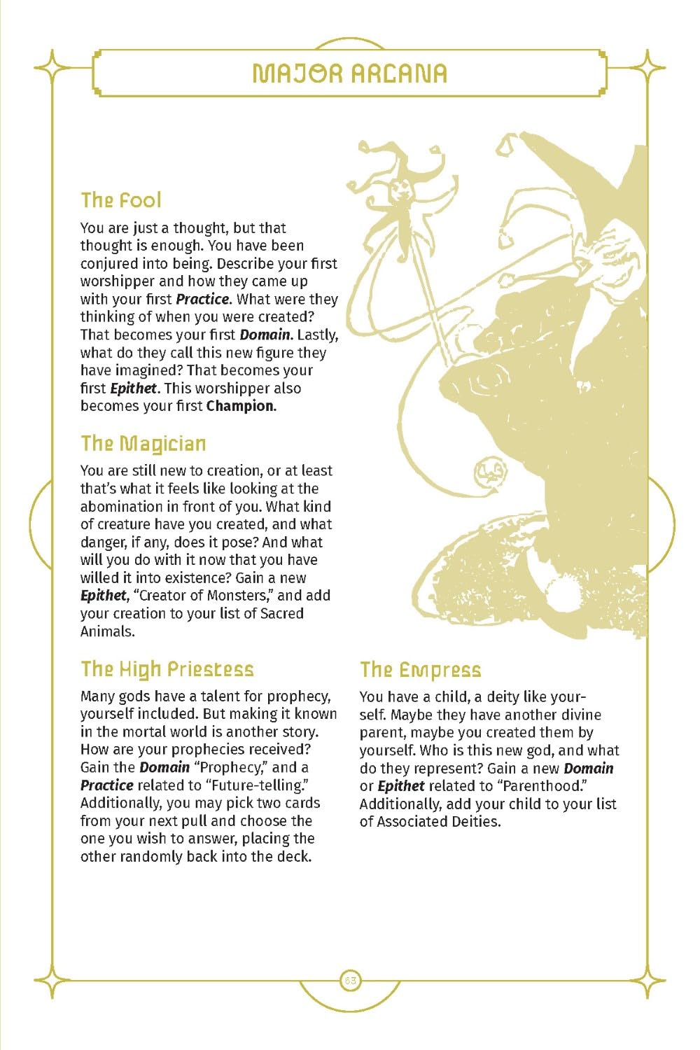 Deify: A Mythical Solo Role-playing Game