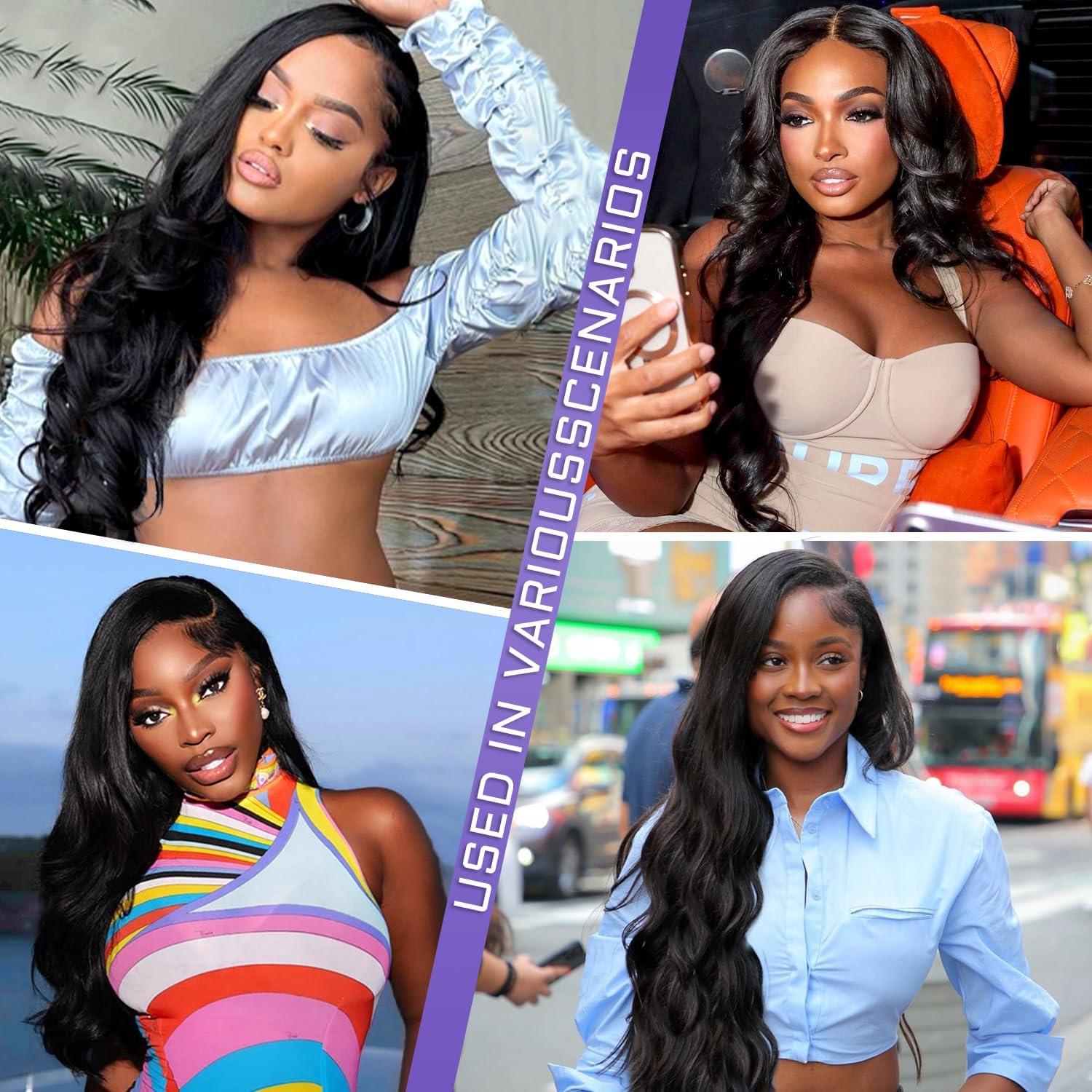 13x4 Full Frontal SKINLIKE HD Lace Wig 200% Density Body Wave Lace Front Wigs Human Hair Vivid Pre-Plucked Hairline Bleached Tiny Knots 0.10mm Ultra-thin Invisible Real Swiss HD Lace Wig 22 Inch - Image 7