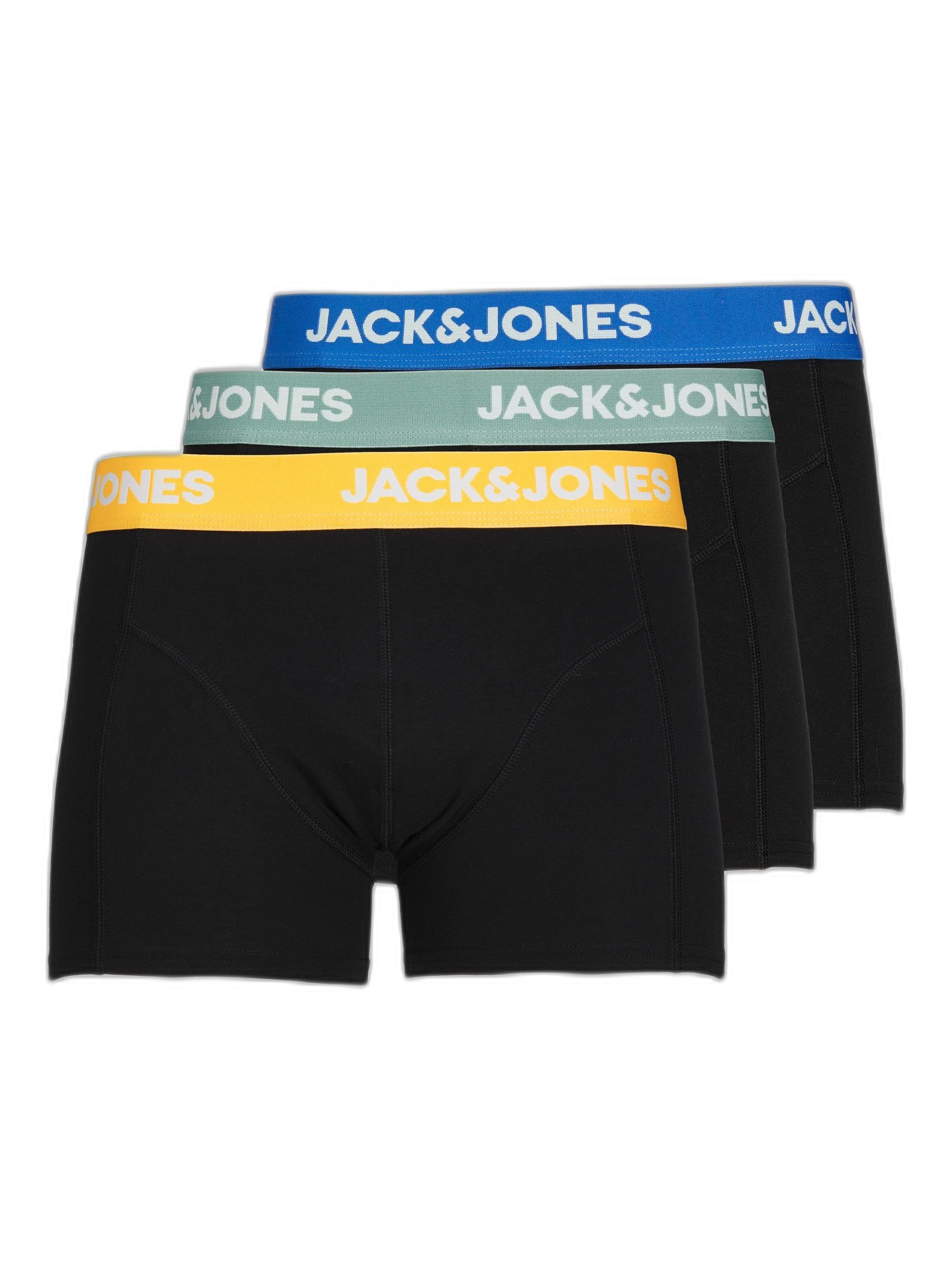 JACVITO SOLID TRUNKS 3 PACKBoxer KülotErkek