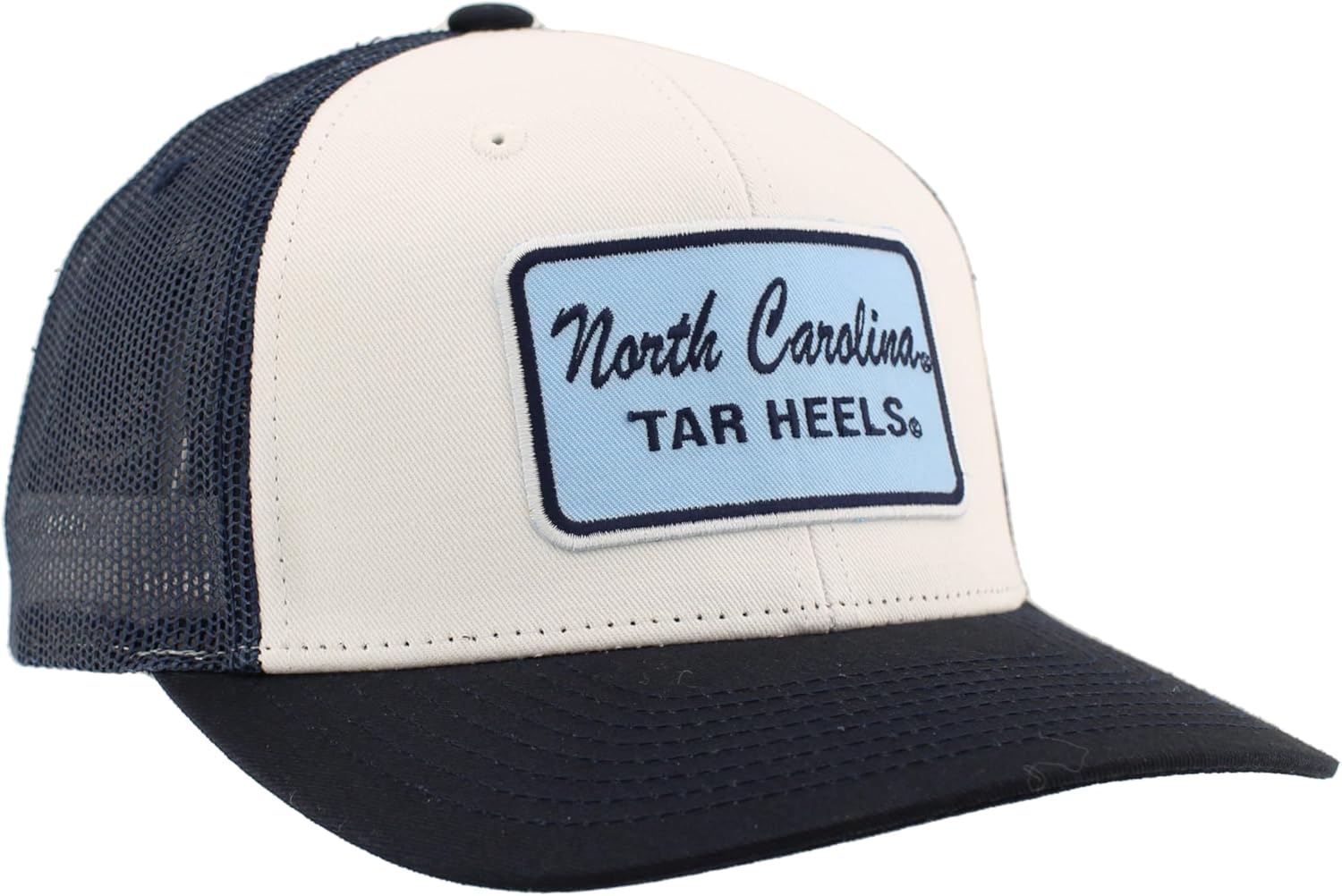 ZHATS Standard NCAA Officially Licensed Trucker Hat Dakota Patch Brick White, One Size - Image 5