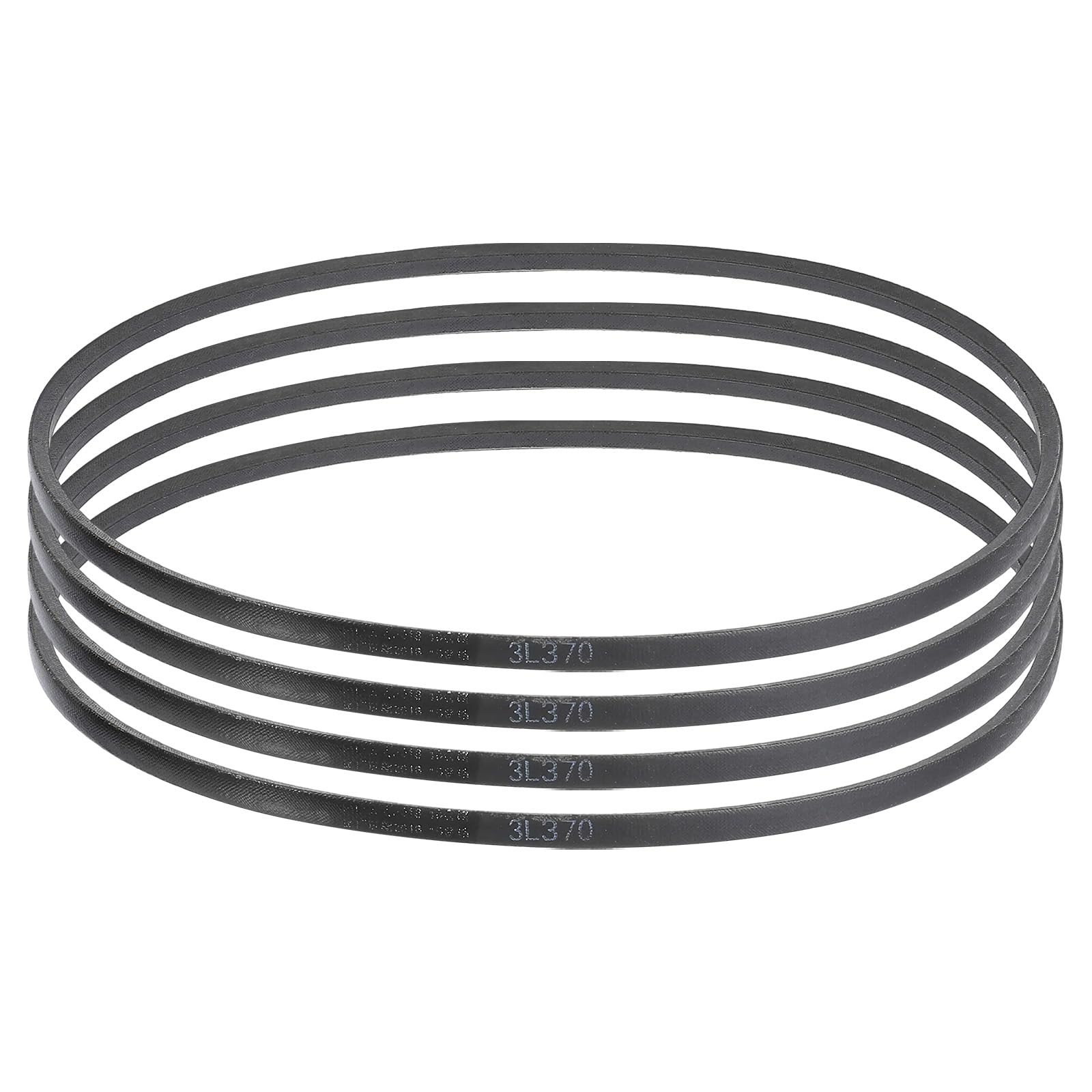 uxcell 3L240 Classic Wrapped Rubber V-Belt, 24"(610mm) Outside Circumference, 3L Profile V Belt 3/8" Width 7/32" Height — view 101