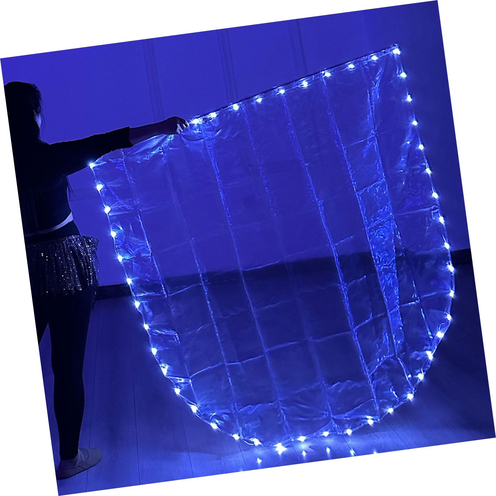 Drapeau de danse culte bannières louange éclairées par LED accessoires de scène worship