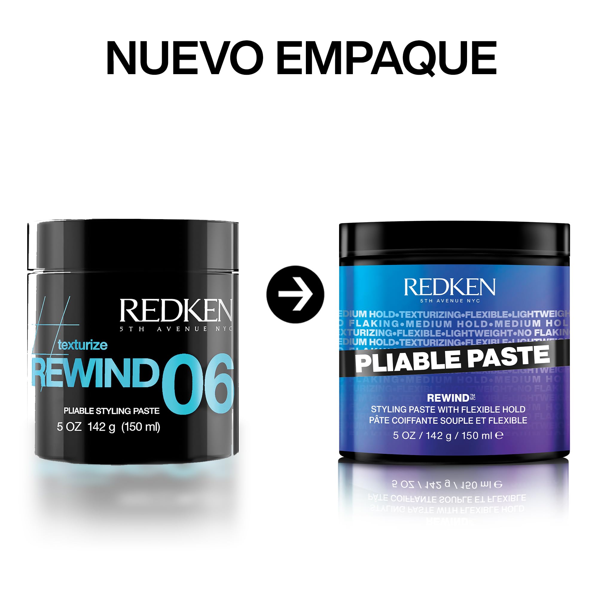 Redken Pasta liable pastic, 150 ml, applicazione di texture flessibile a tenuta media