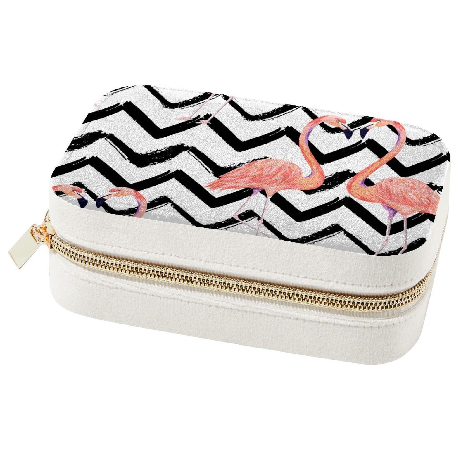 Boîte à bijoux de voyage flamant rose Loev une idée cadeau fille et femme