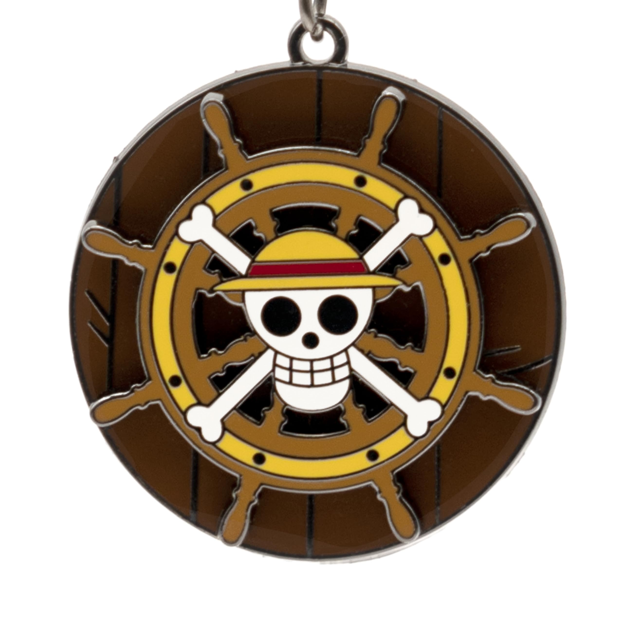 ABYSTYLE One Piece Thousand Sunny's Helm Moving Keychain 4,​8 x 4,​8 cm One Piece Merch, Anime Merch, portachiavi accessori regalo