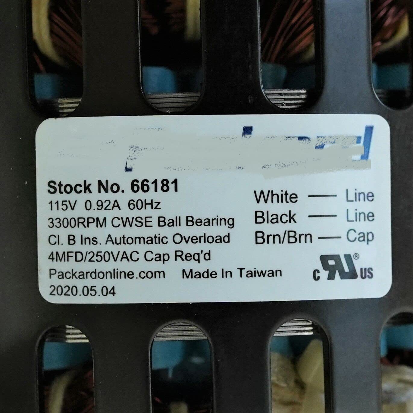 70-102691-81 7062-6268 66181 for Rheem Fasco Packard Draft Inducer
