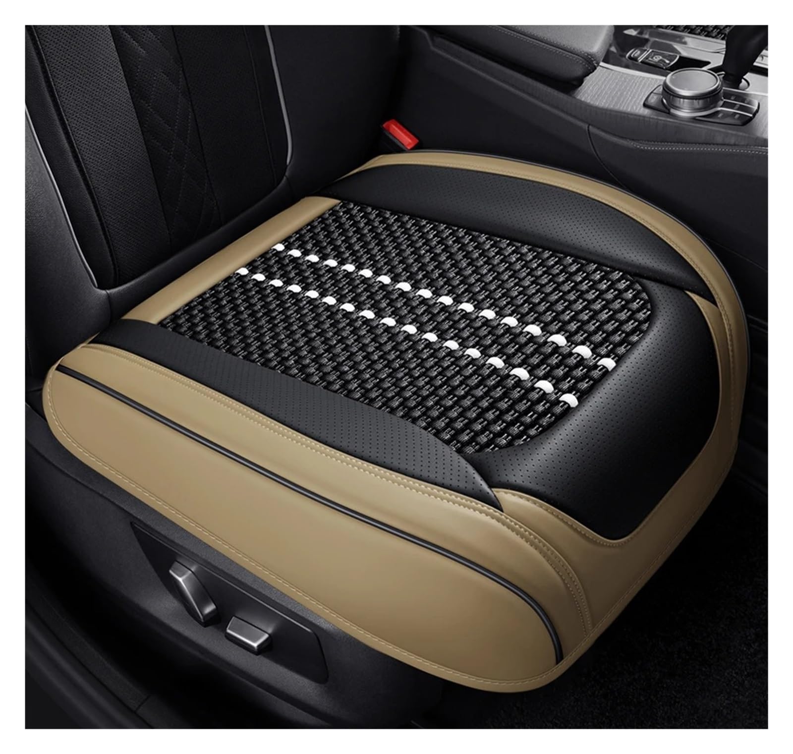 Fundas asientos coche impermeables de cuero con protección delantera 8