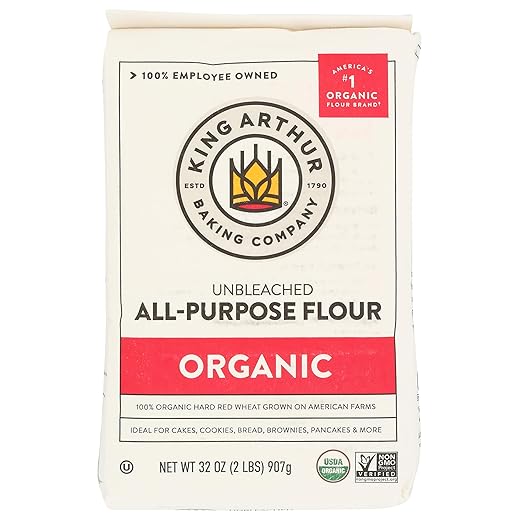 King Arthur Flour, Organic All Purpose Flour, 32 oz