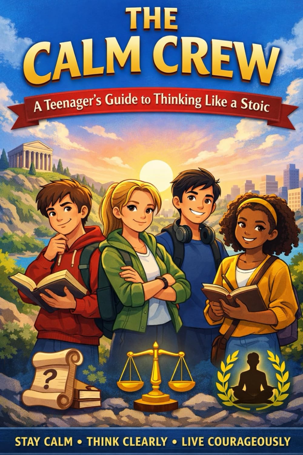 The Calm Crew: A Teenager's Guide to Thinking Like a Stoic (The Calm Crew: A Teenager's Guide to Stoicism (by Stoa Poikile Press))
