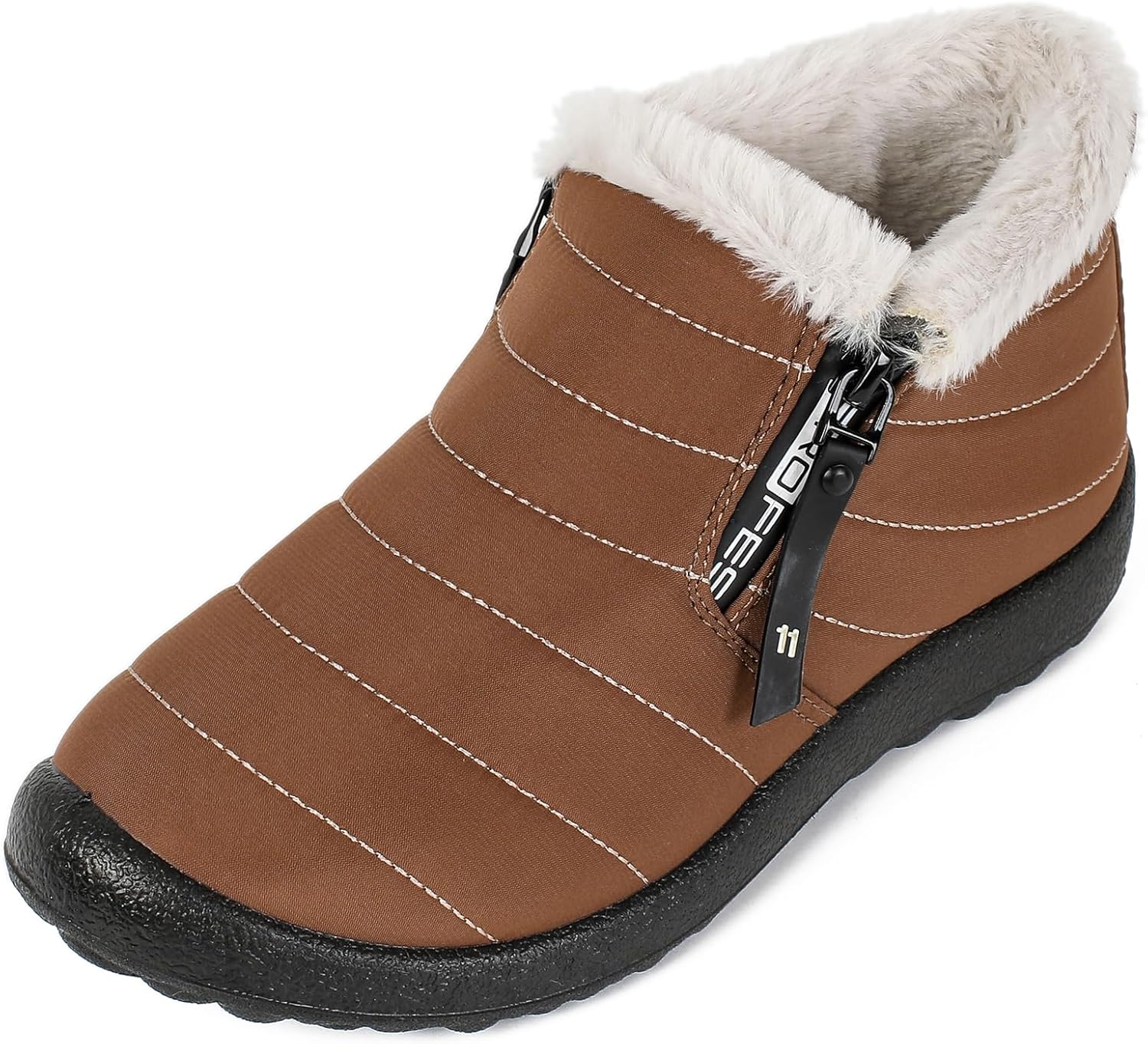 Hxlber Ankle Boots for Women,Warm Fur Lining Comfortable Lightweight Non Slip,Womens Winter Snow Boots for Women