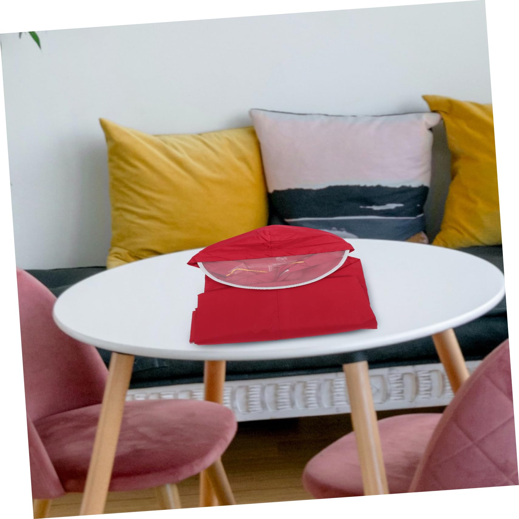 Poncho Antipioggia Unisex Cappuccio Mantello Compatto Per Biciclette e Scooter Elettrici Copertura Antivento Leggera Per Spostamenti Urbani