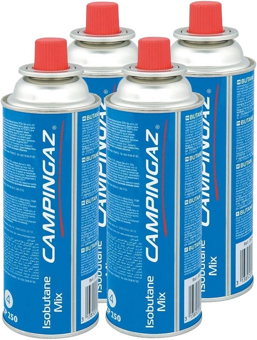 CP 250 Valve Gas Cartridge, for Camp Bistro and Festivo Camping Stoves, Compact and Resealable Canister