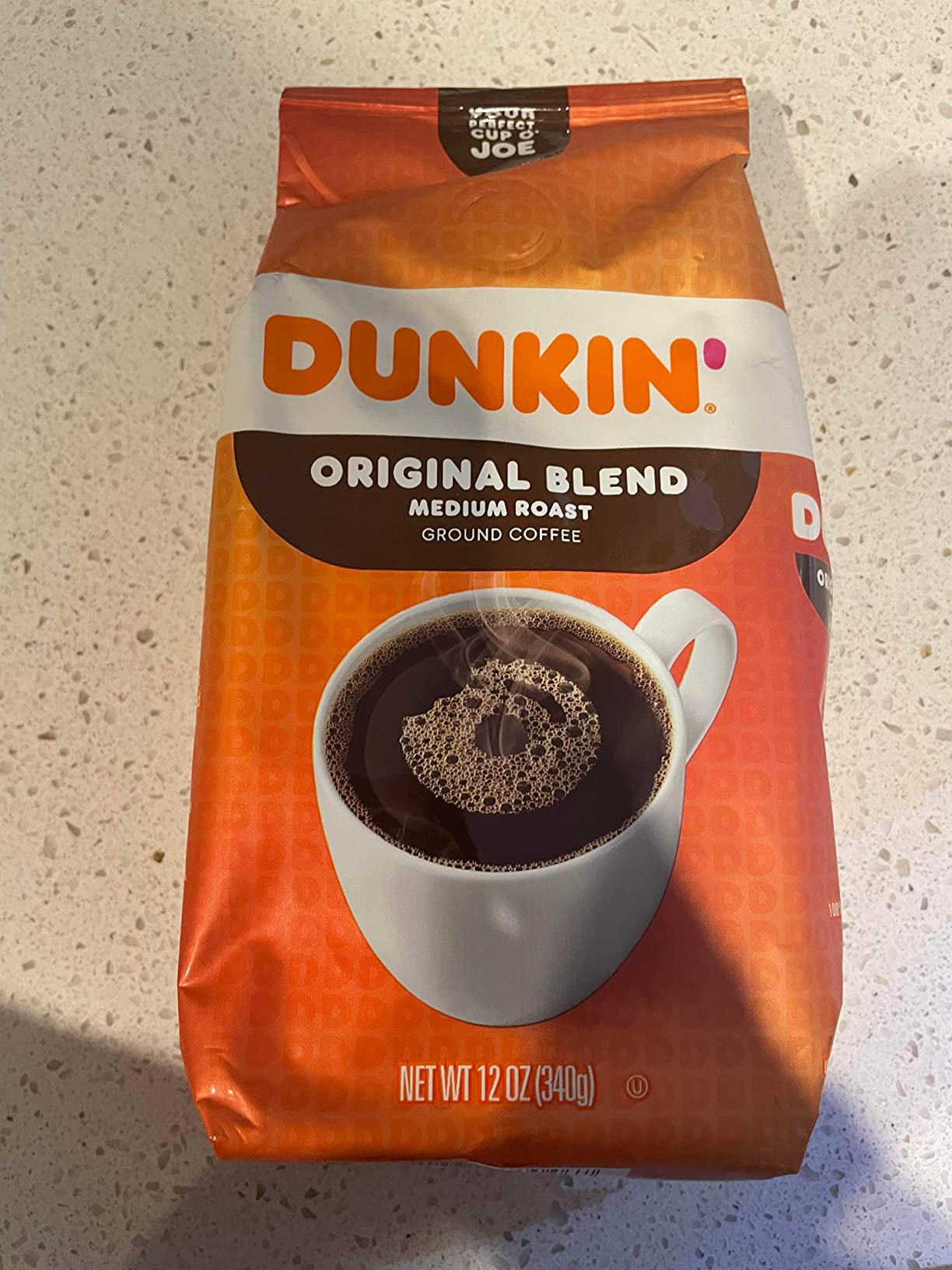 Dunkin' Donuts Original Blend Ground Coffee, Medium Roast, 12 Ounce ...