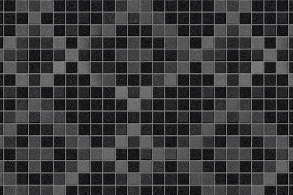 Meiwa Gravure DEC-10 Deco Sheet Peel and Stick Decorative Sheet 31.5 x 78.7 inches (80 x 200 cm), Holo Tile Pattern BK, Black