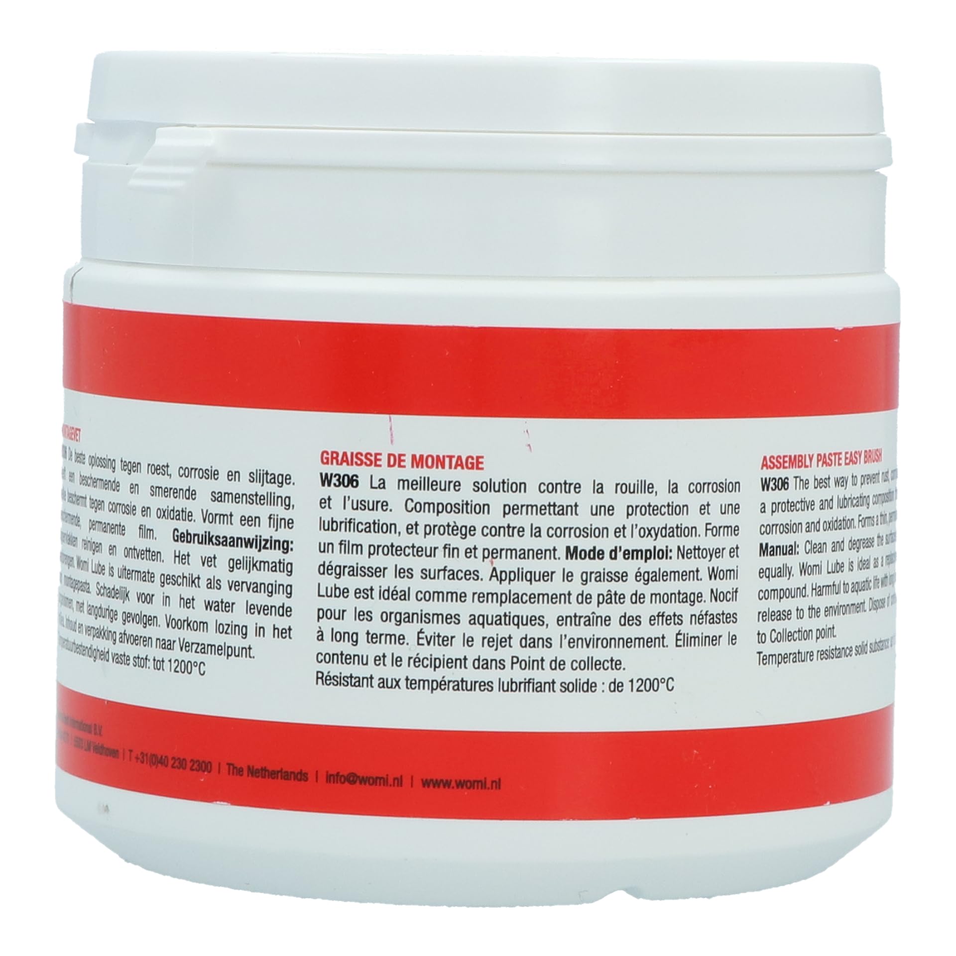 Womi W306 Montagefett Grau 450g