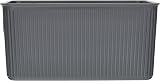 TATAY Plastic Storage Basket 5 L Baobab | Organizer Box | Integrated Handles | Compact and Versatile Design | BPA-Free Plastic | 18,1x27,2x13 cm, Grey - 4