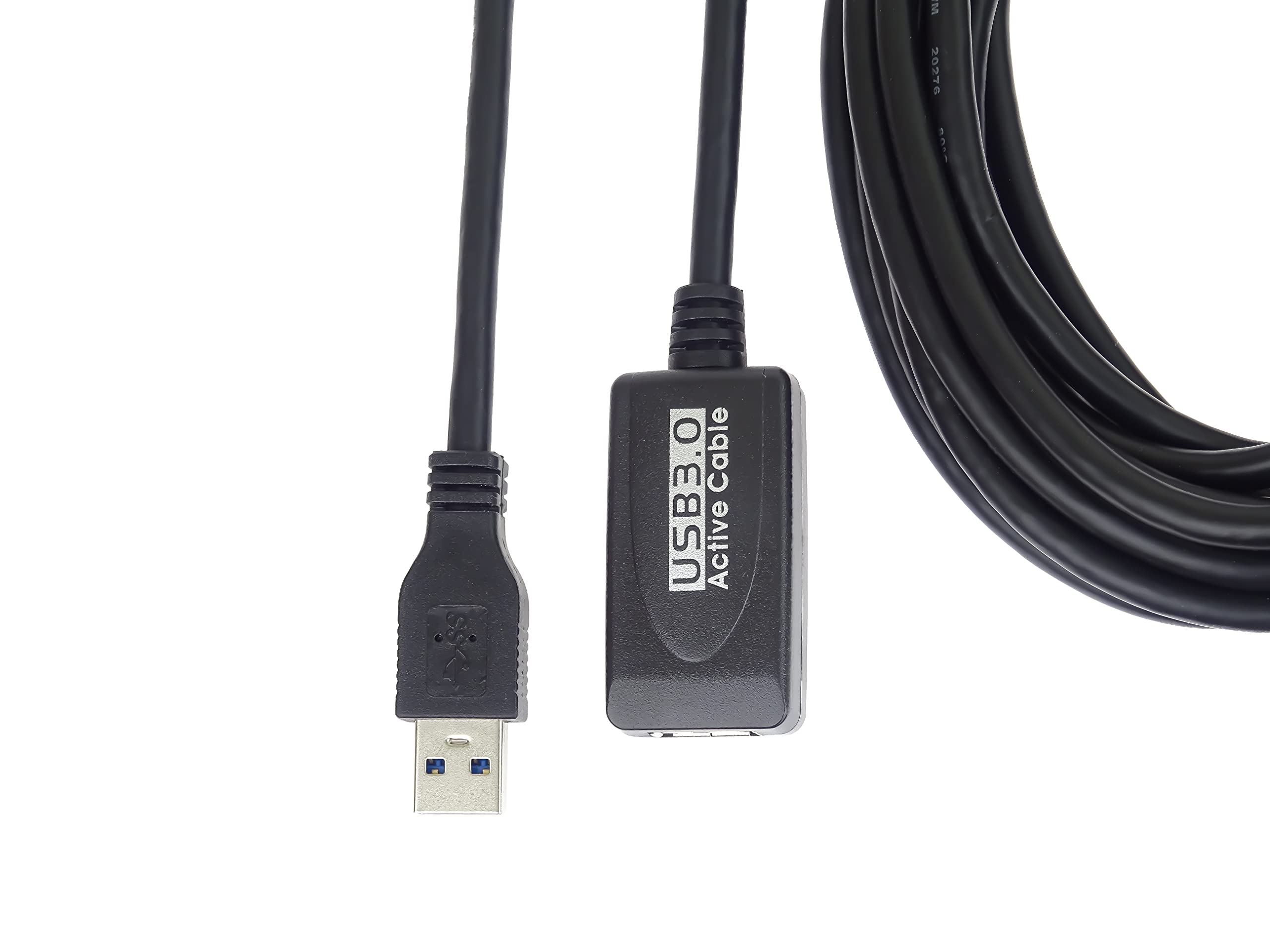 PremiumCord Cavo Prolunga USB 3.2 Attivo 5m Con Ripetitore - USB A Maschio A Femmina, 5 Gbps, Schermato, AWG20/28, Nero, Plug & Play - 4