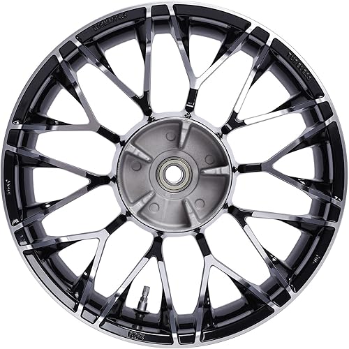 Miniatura 6 de TCMT Llanta trasera delantera de 21 pulgadas de 18 pulgadas para Harley Touring modelos de ABS Road King Street Glide Road Glide Electra Glide Ultra